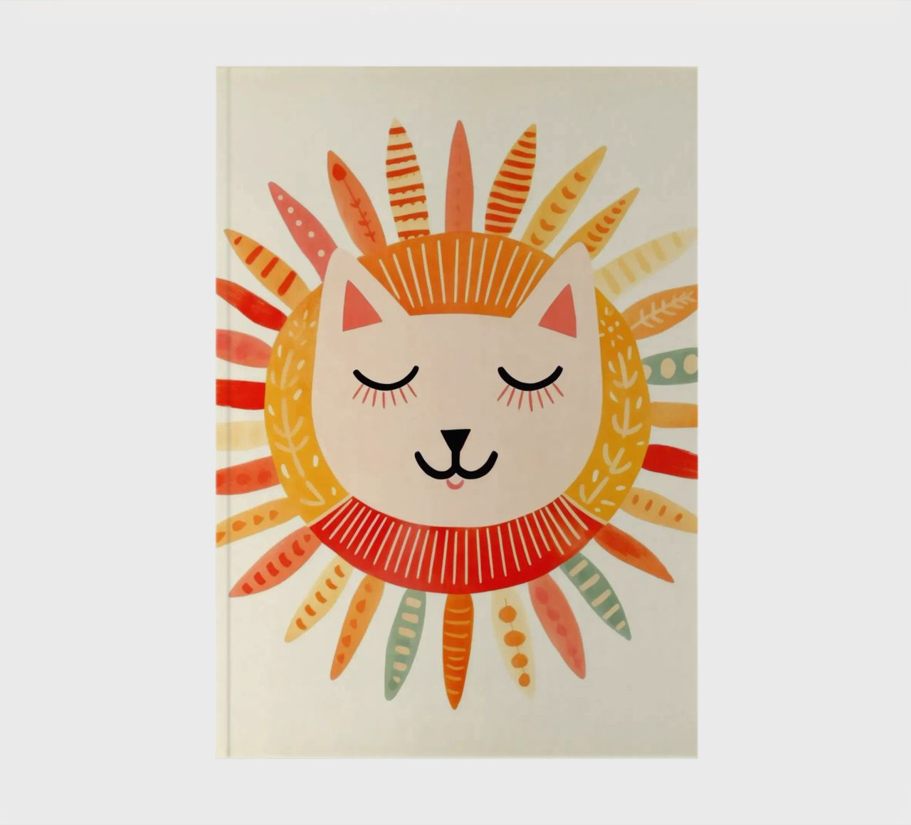Chat mignon souriant carnet de notes de Andrea Haase Modern Home