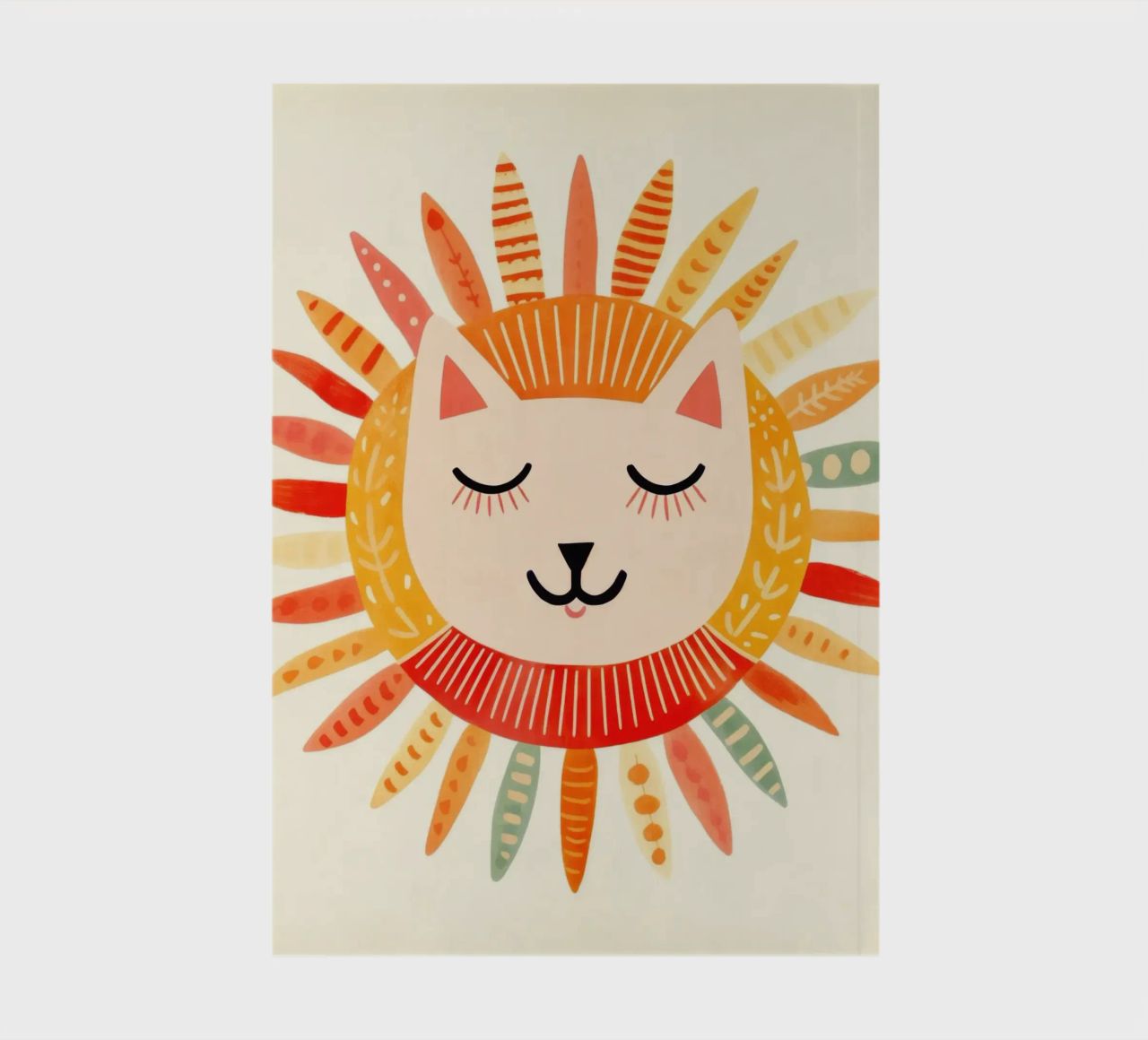 Chat mignon souriant carnet de notes de Andrea Haase Modern Home