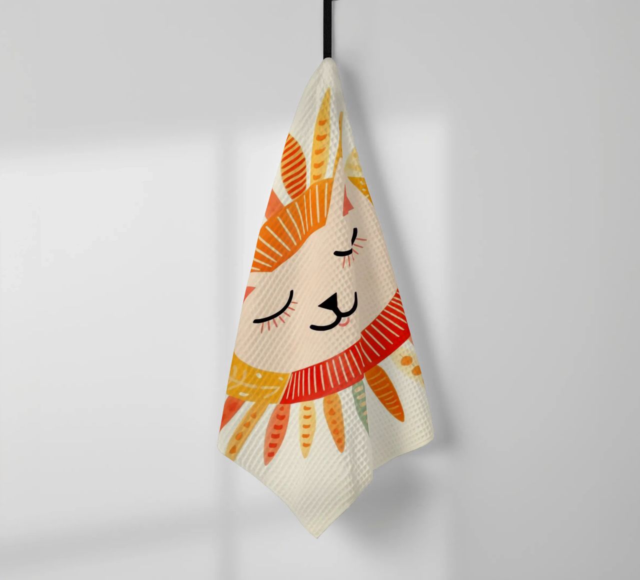 Chat mignon souriant torchon de Andrea Haase Modern Home