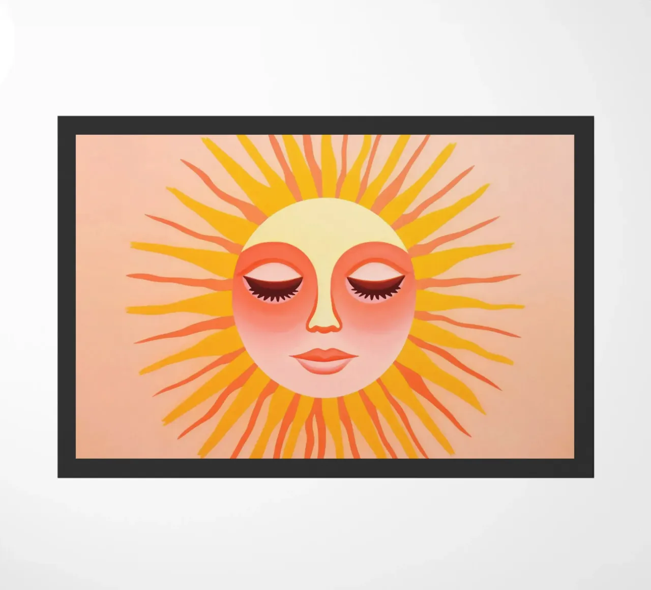 Celestial Sun Face doormat by Andrea Haase Modern Home