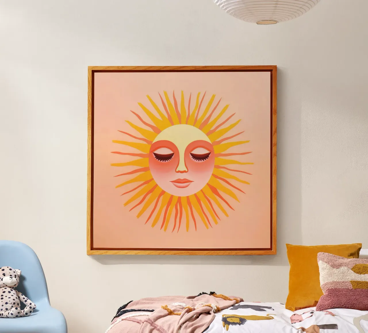Celestial Sun Face plexiglass da Andrea Haase Modern Home