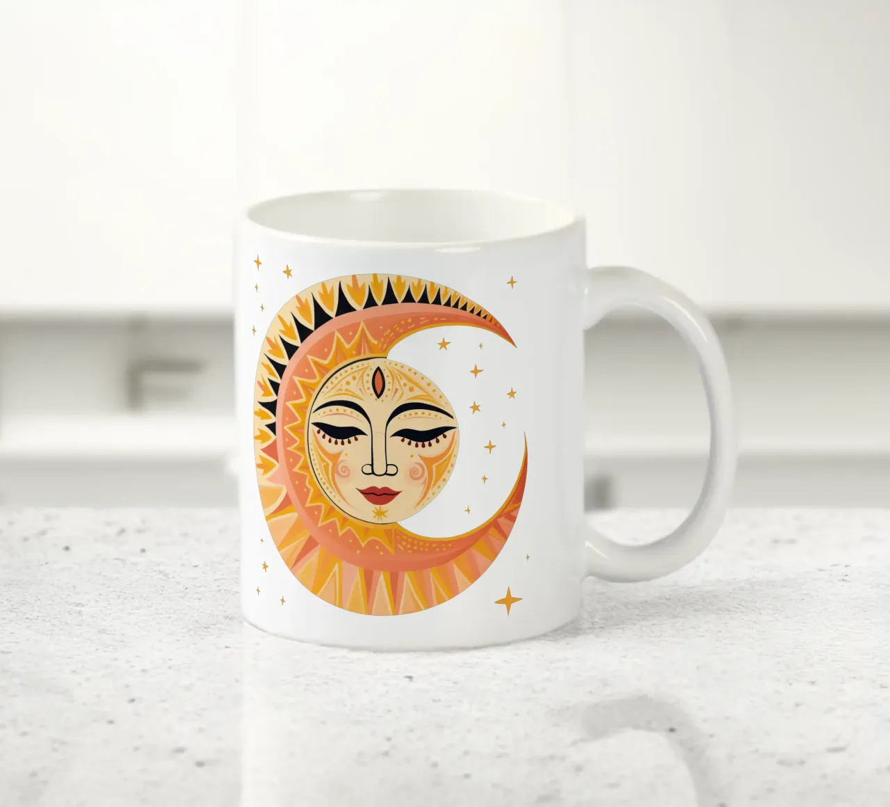 Sole Celeste Faccia di Luna tazza in ceramica da Andrea Haase Modern Home