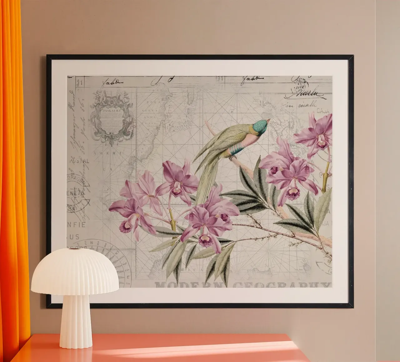I viaggi di Vintage Birds poster da Andrea Haase Vintage World