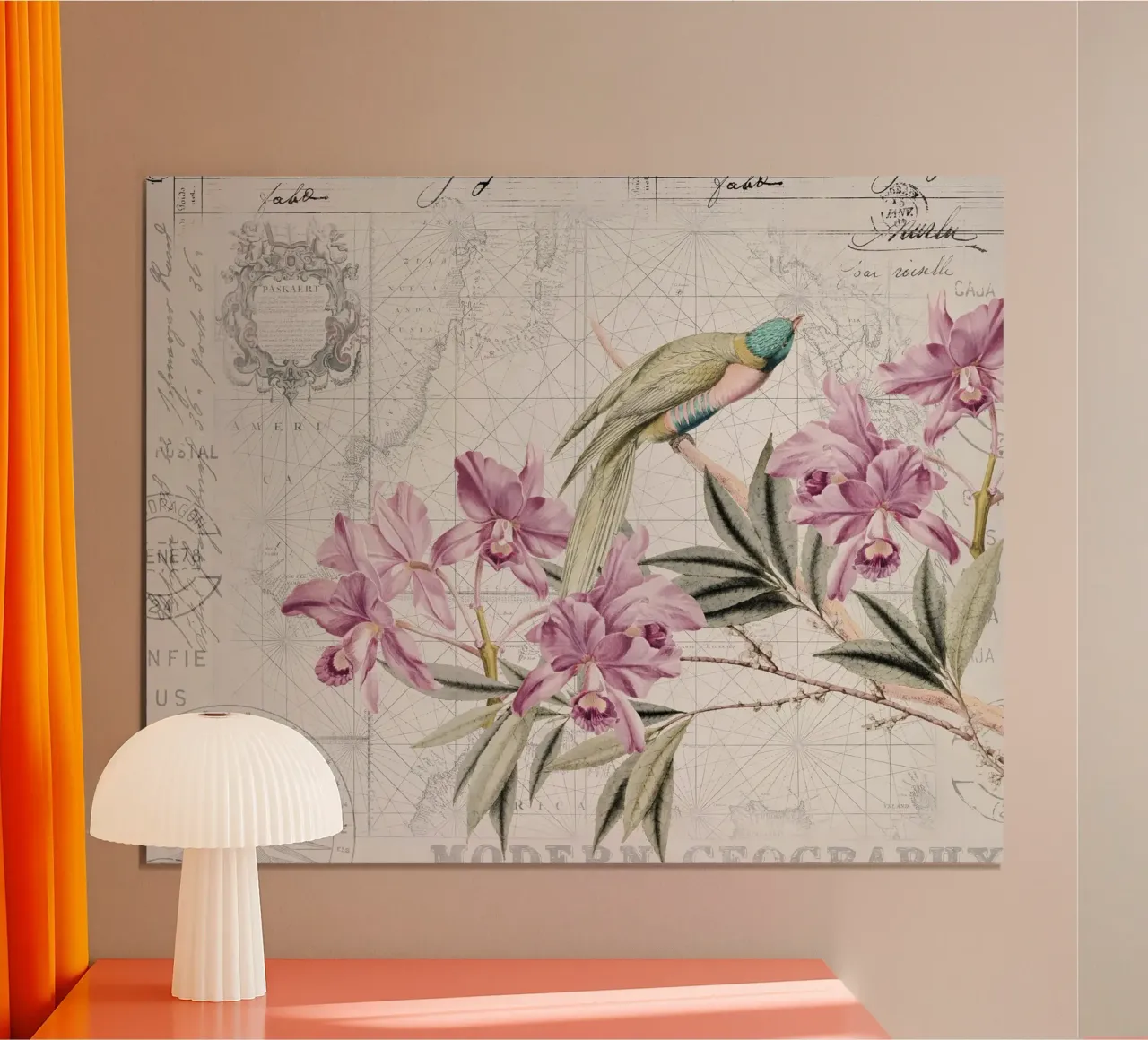 I viaggi di Vintage Birds poster da Andrea Haase Vintage World