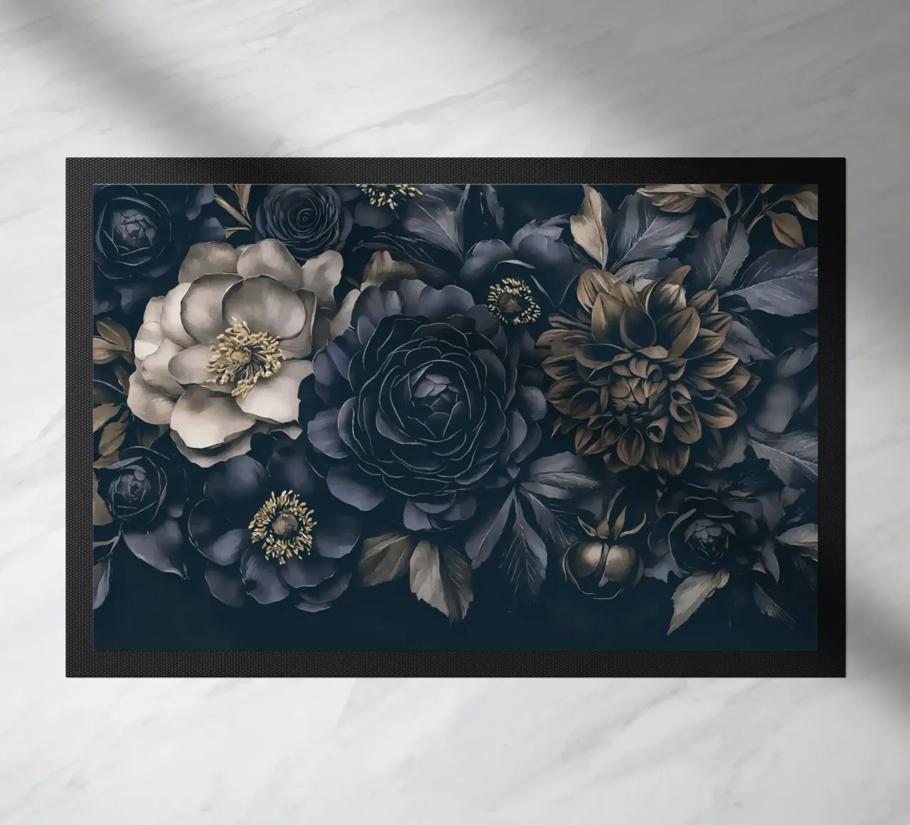 Bouquet barocco blu notte zerbino da Andrea Haase Floral Passion