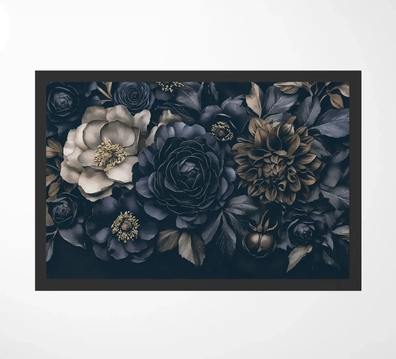Bouquet barocco blu notte zerbino da Andrea Haase Floral Passion