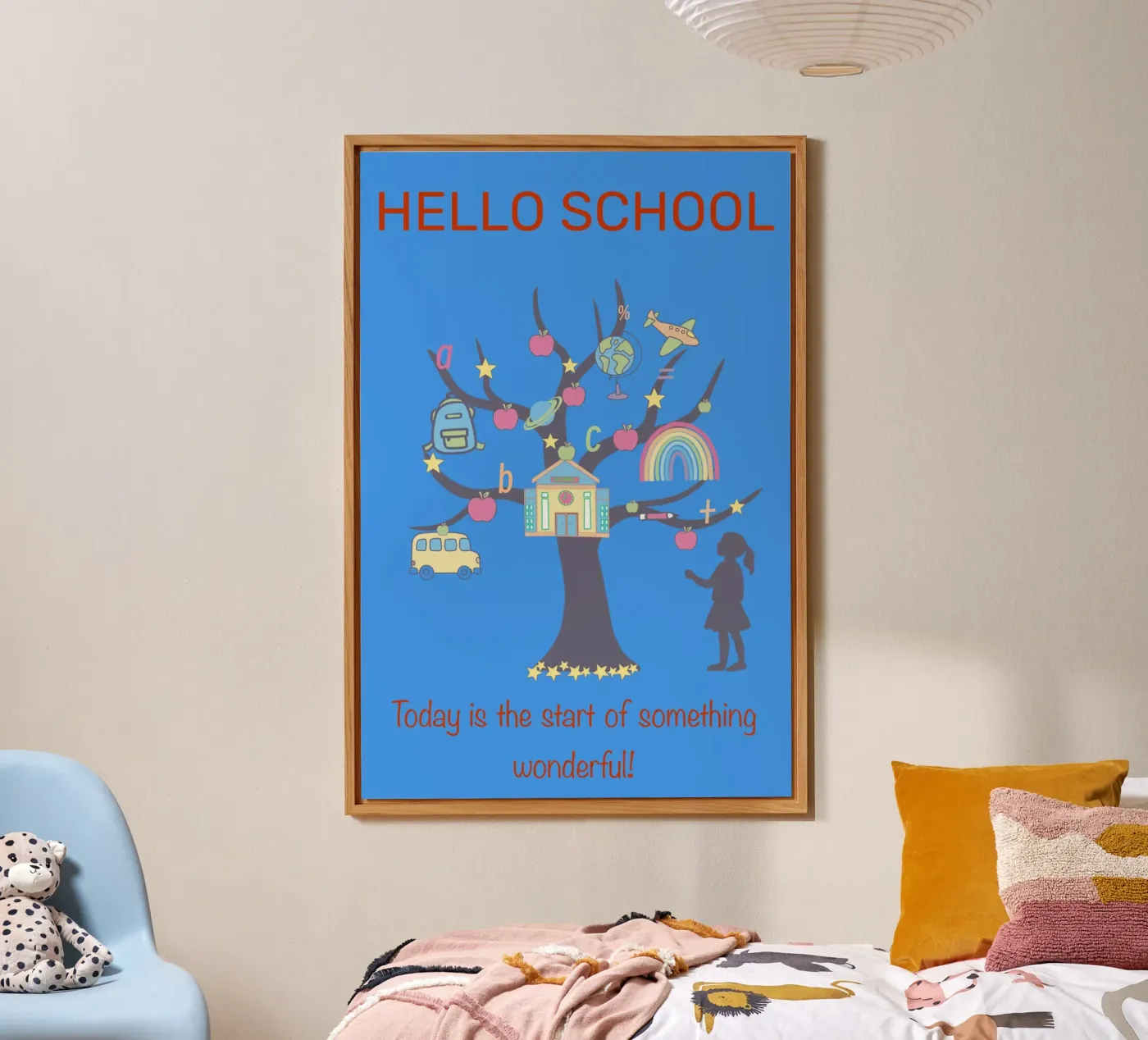 Hello School forex plate by ChristieC Designs