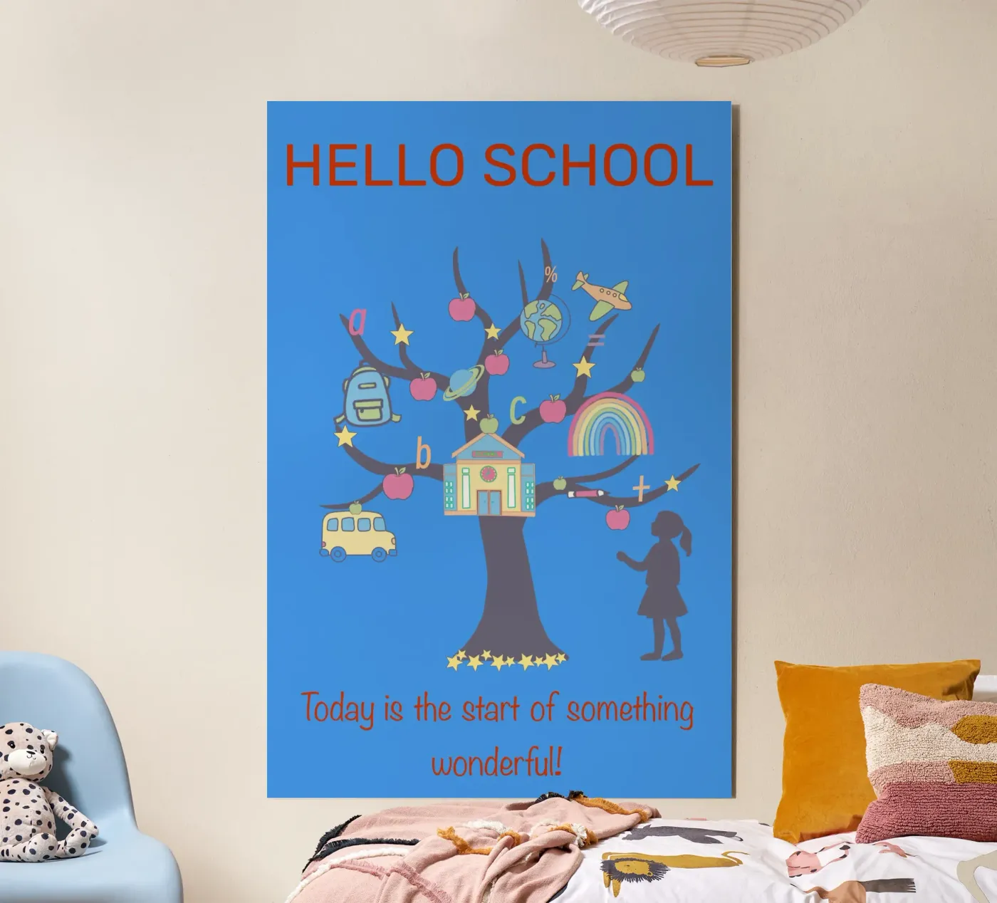 Hello School forex plate by ChristieC Designs