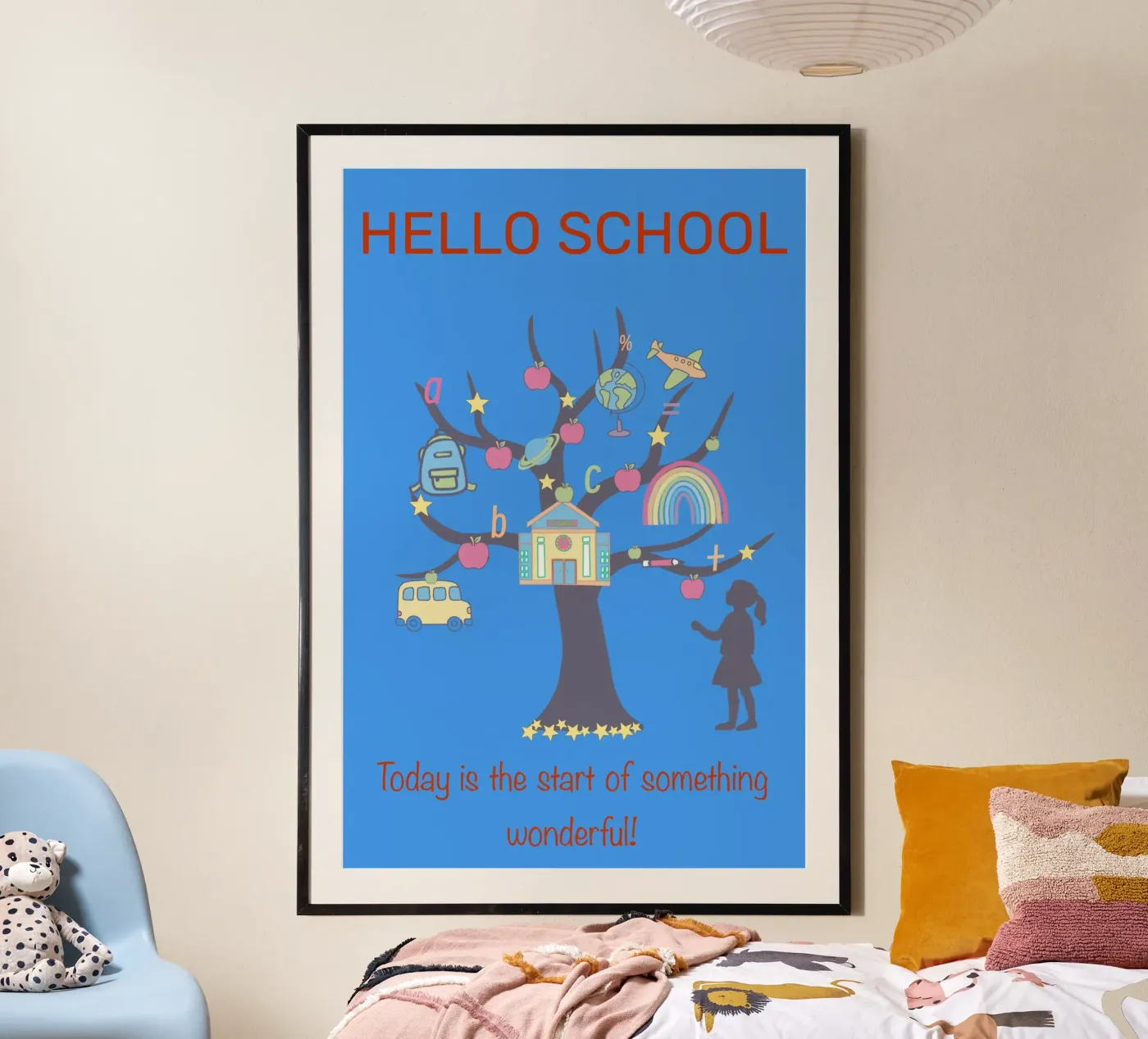 Hello School poster by ChristieC Designs