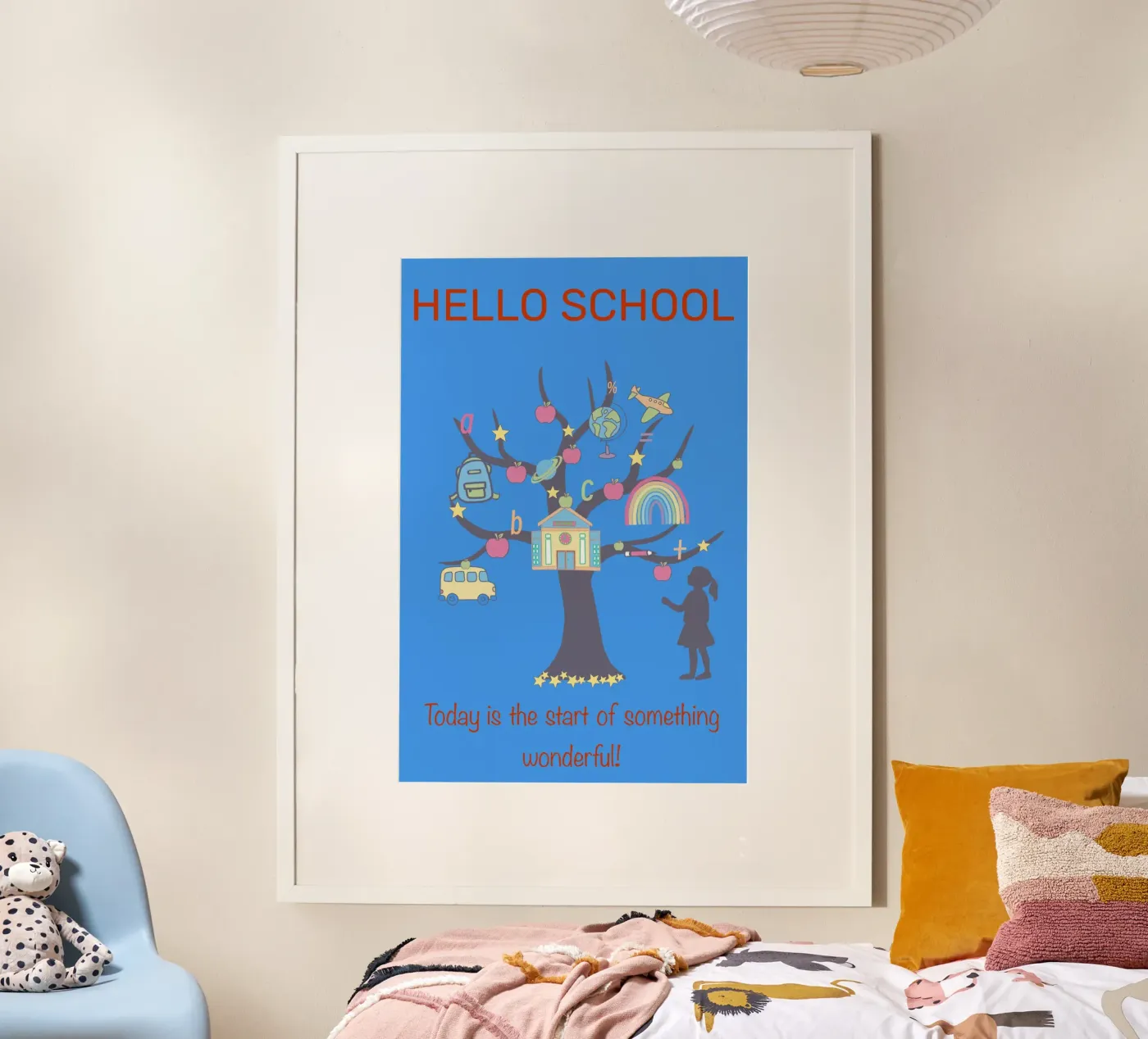 Hello School poster by ChristieC Designs