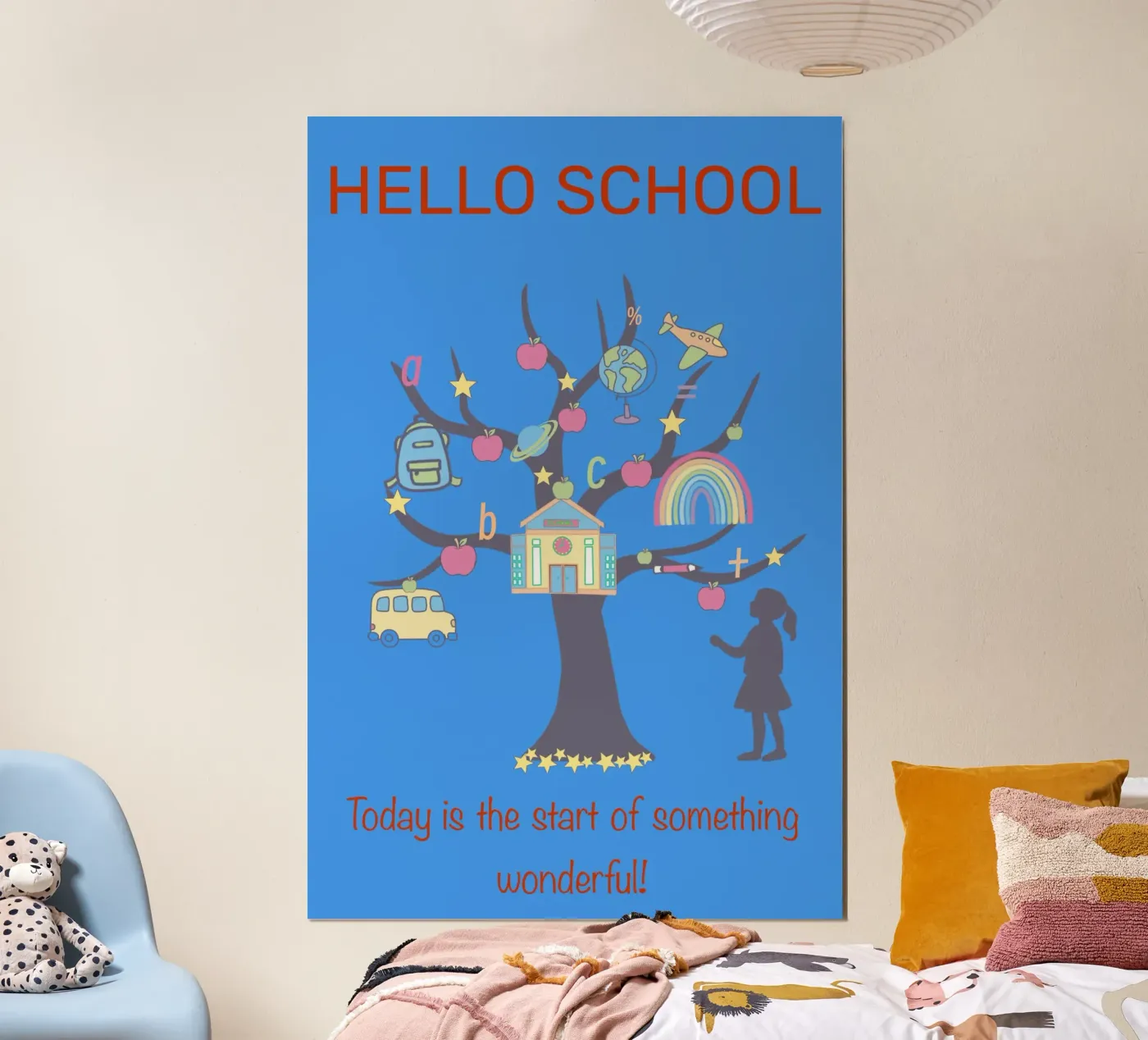 Hello School poster by ChristieC Designs