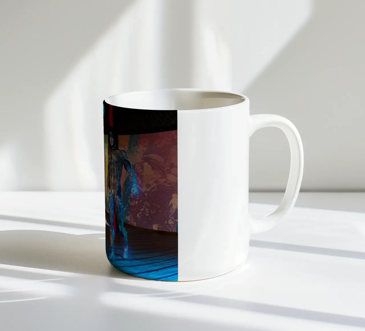 Cibele e Narciso sulla prima pagina del numero di Playboy dedicato ad Halloween tazza in ceramica da the-witcher