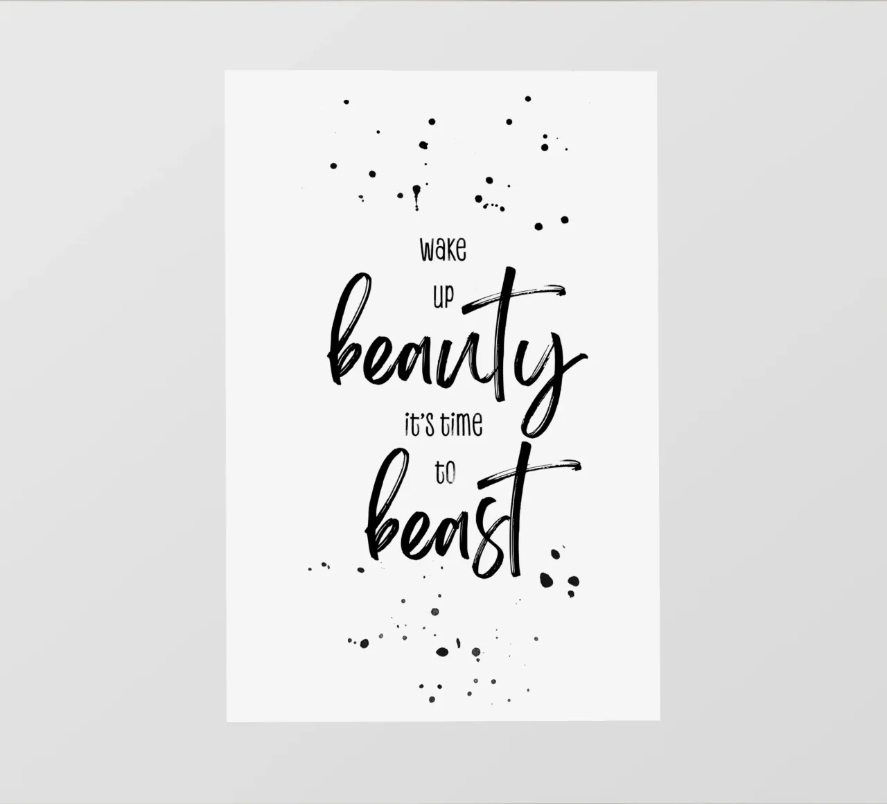 Wake up beauty it’s time to beast pellicola backlit da Melanie Viola