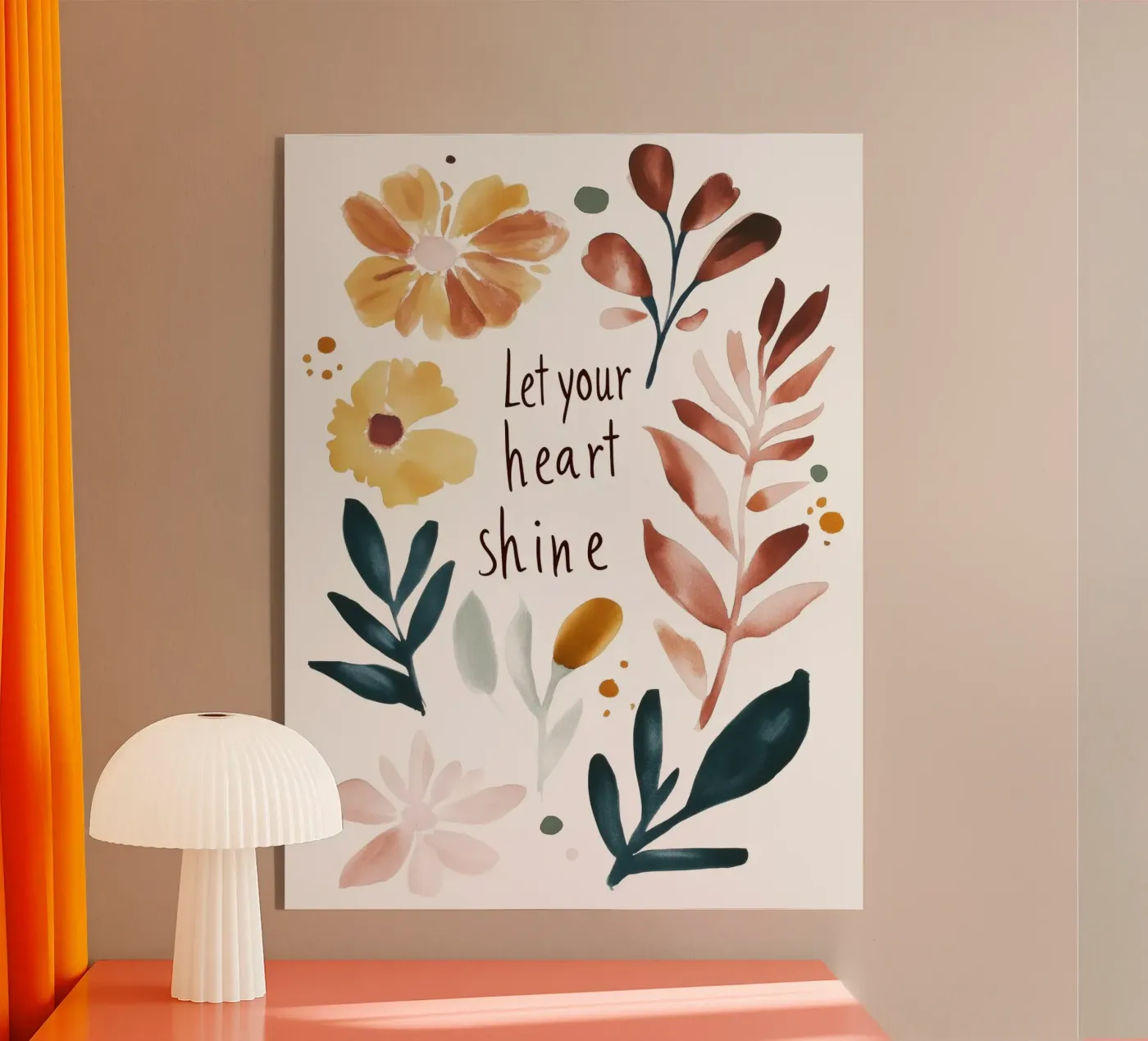 Let Your Heart Shine (Version 1) plexiglass da treechild