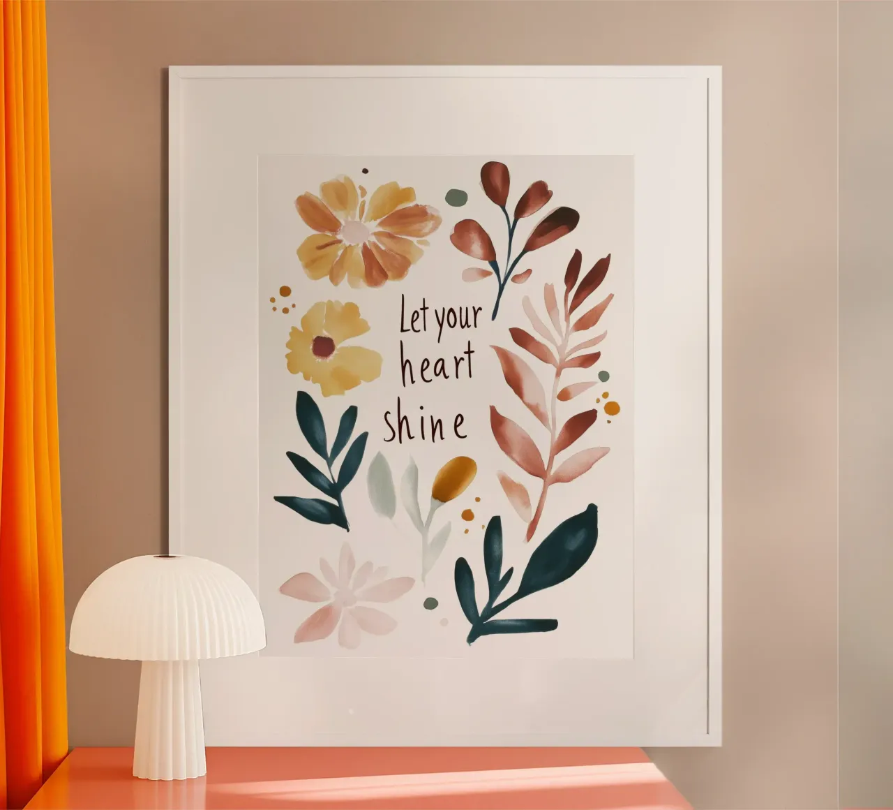 Let Your Heart Shine (Version 1) carta hahnemühle da treechild