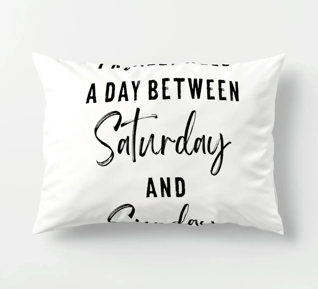 Day between Saturday and Sunday cuscino da Melanie Viola