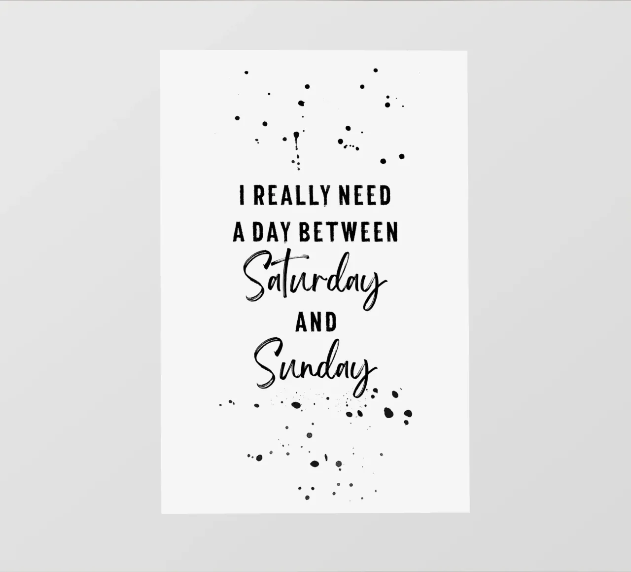 Day between Saturday and Sunday photo wallpaper by Melanie Viola