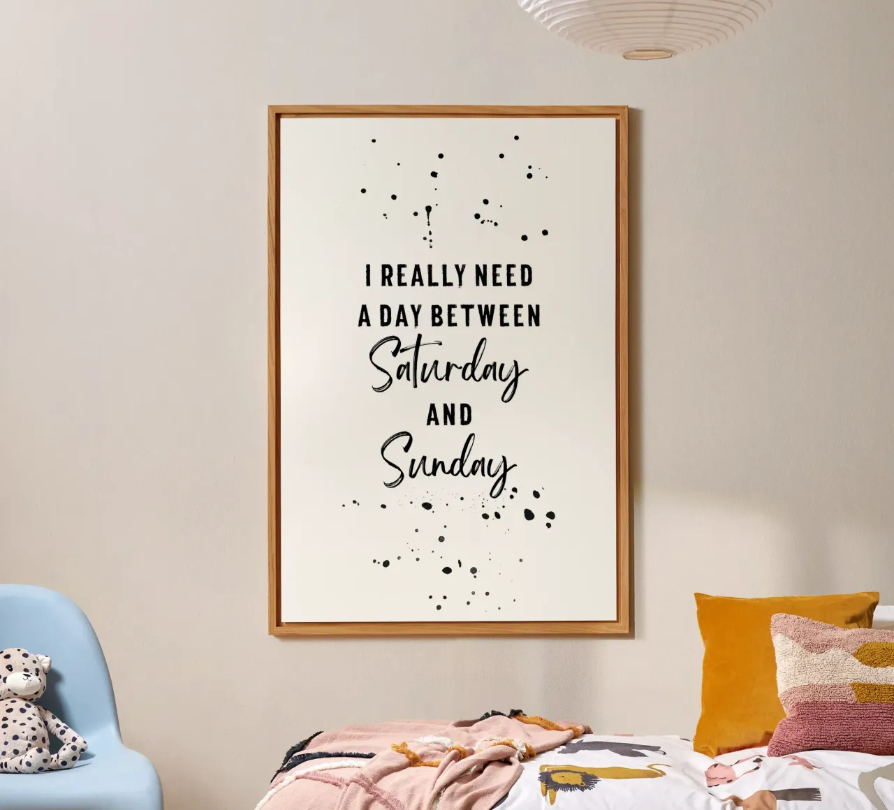 Day between Saturday and Sunday alluminio dibond da Melanie Viola