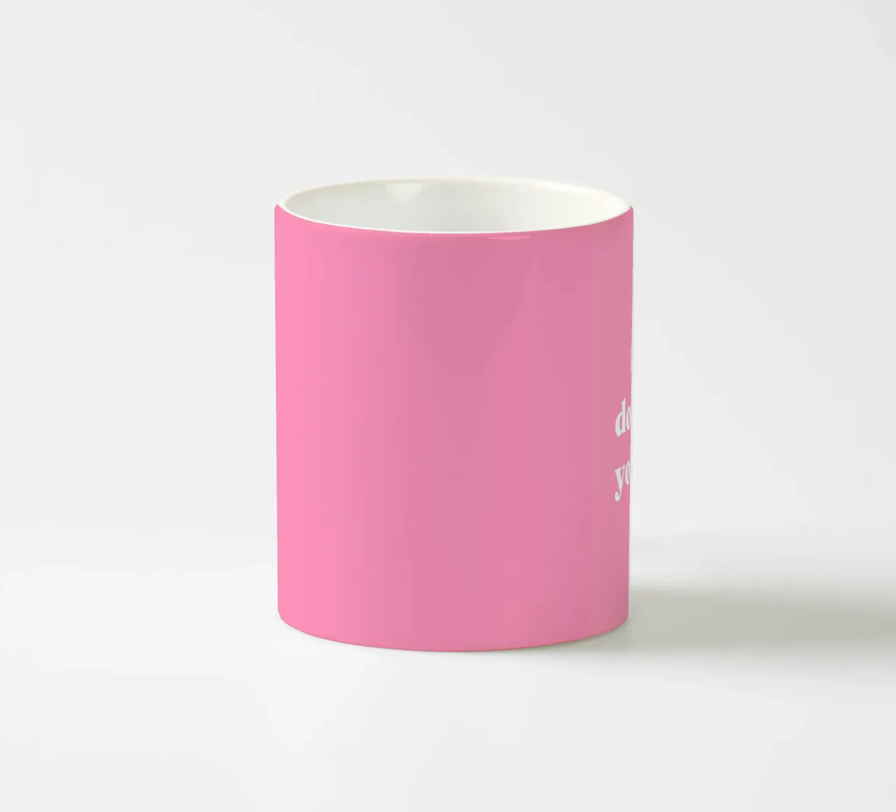 Hör auf, an dir selbst zu zweifeln Zitat Keramik Tasse von Paigaam Studio