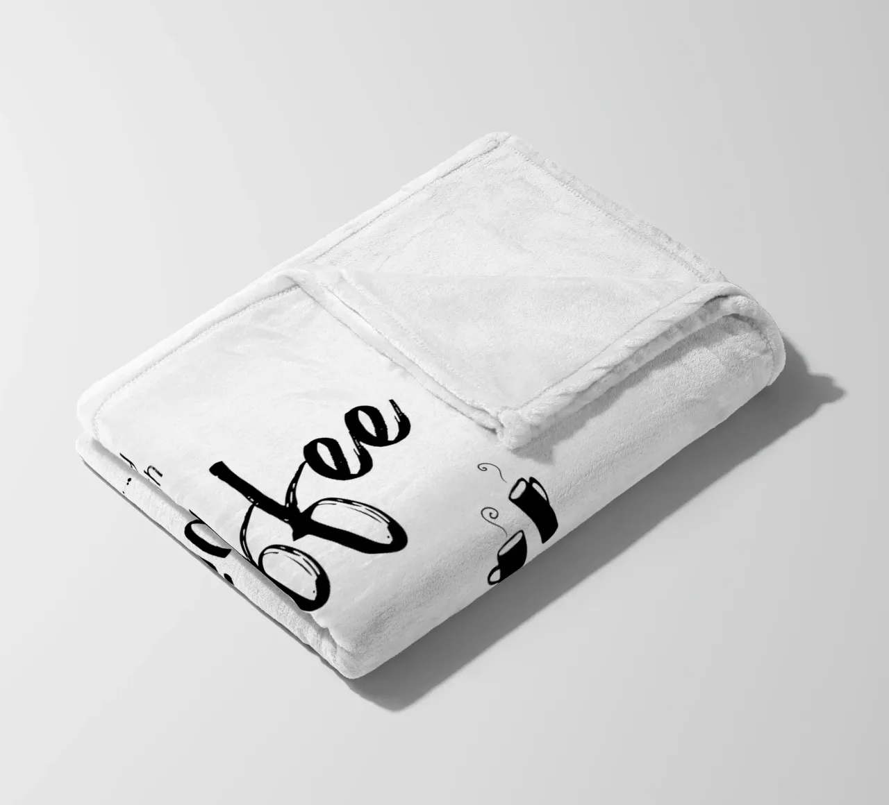 A good day starts with coffee and ends with wine coperta in pile da Melanie Viola