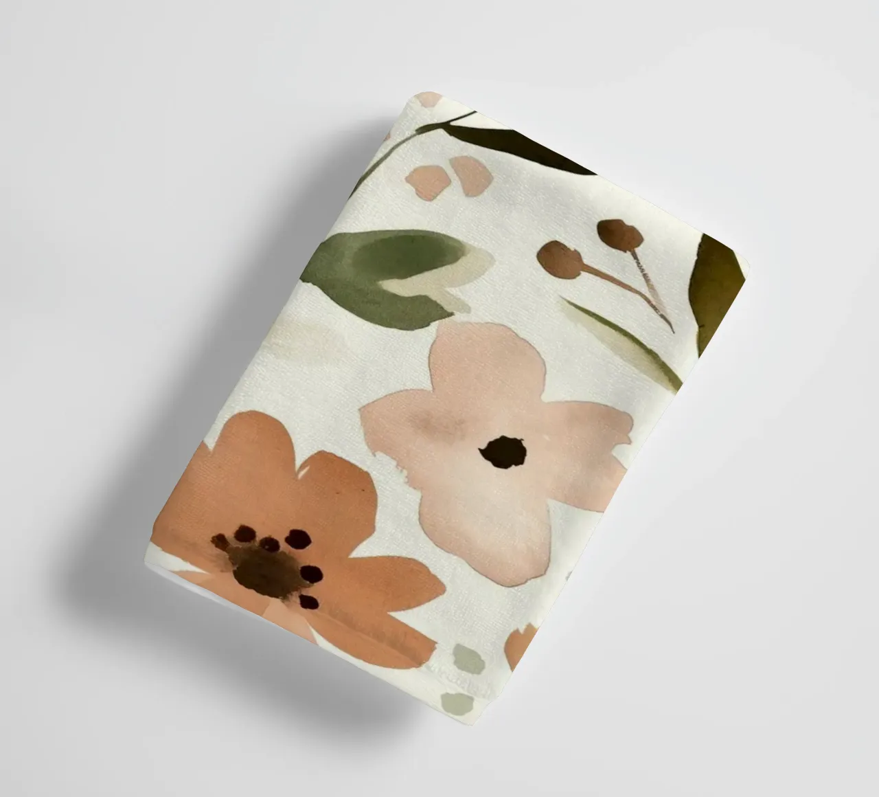 Pastel Flower Collection No 2 towel by treechild