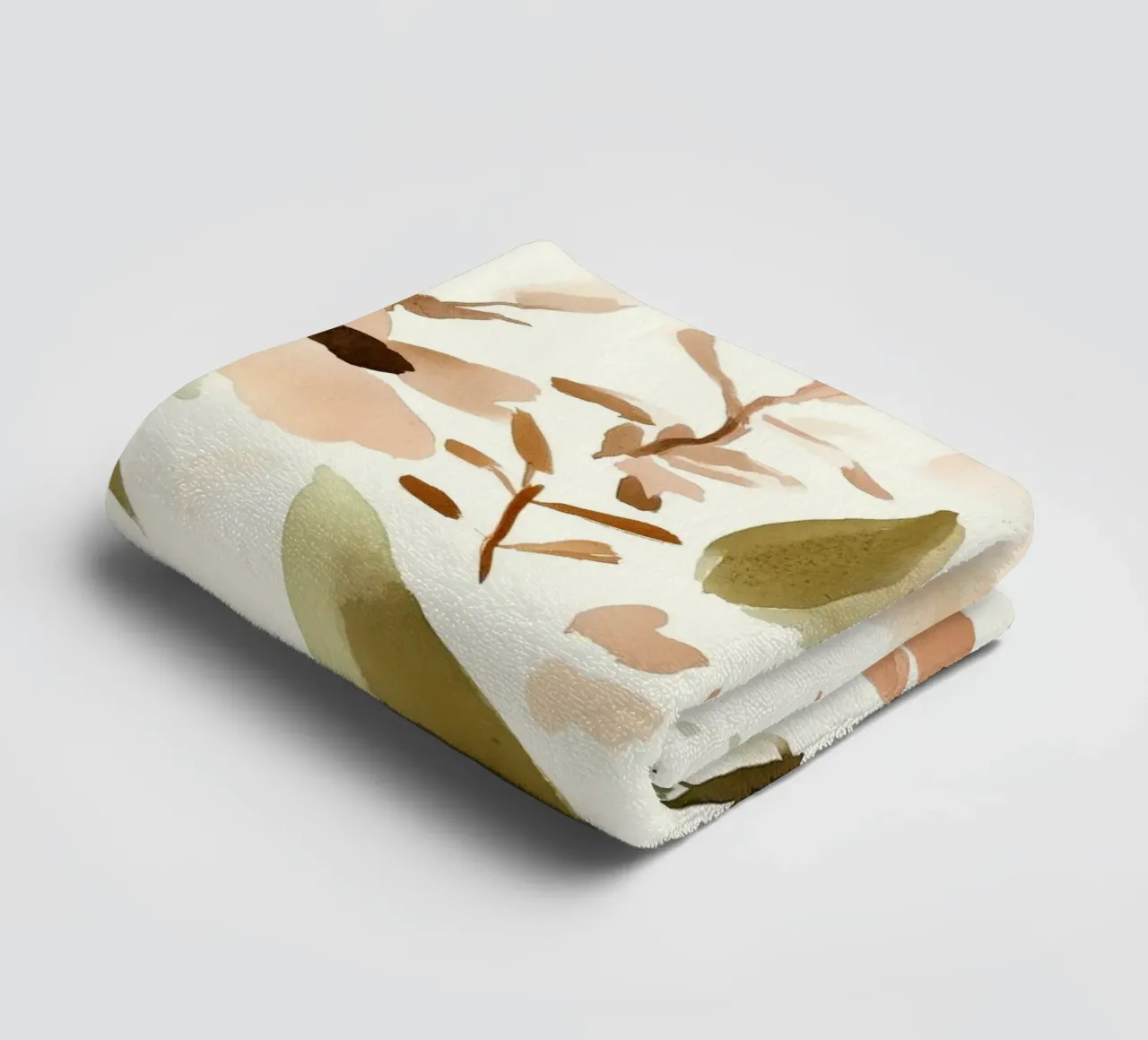 Pastel Flower Collection No 2 towel by treechild