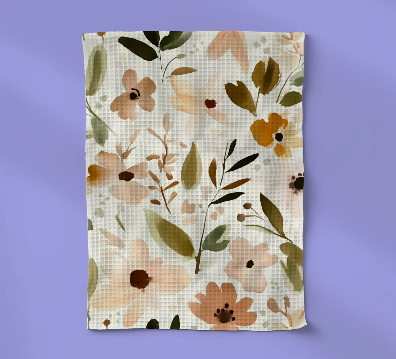 Pastel Flower Collection No 2 Geschirrtuch von treechild