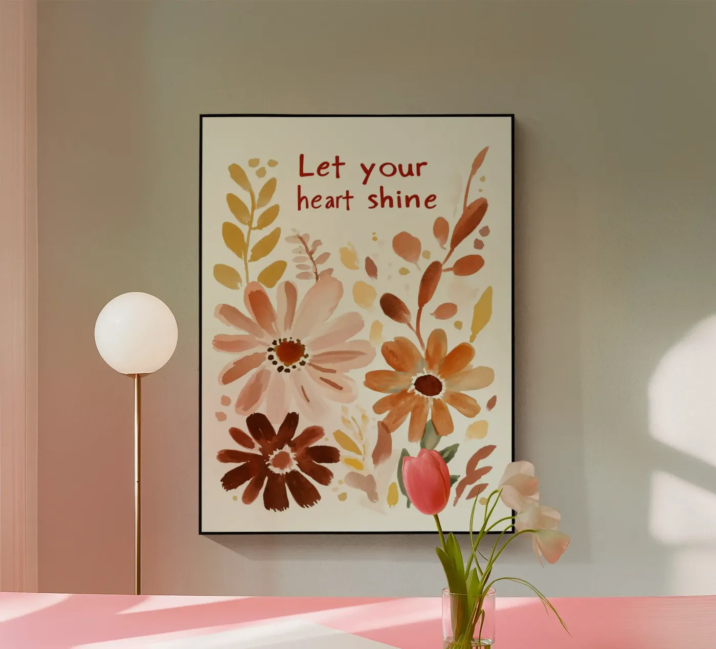 Let Your Heart Shine (Version 2) plexiglass da treechild