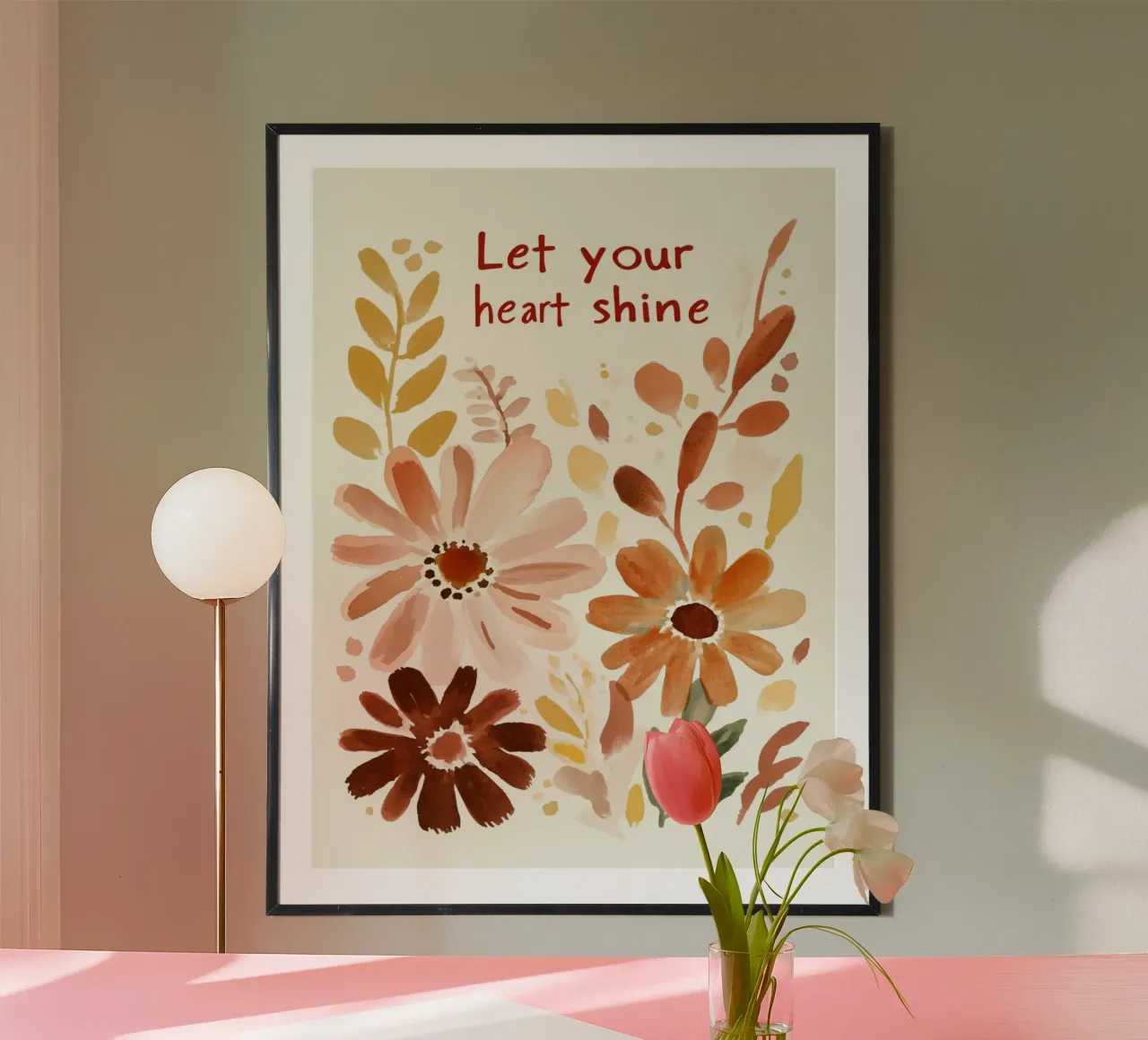 Let Your Heart Shine (Version 2) carta hahnemühle da treechild