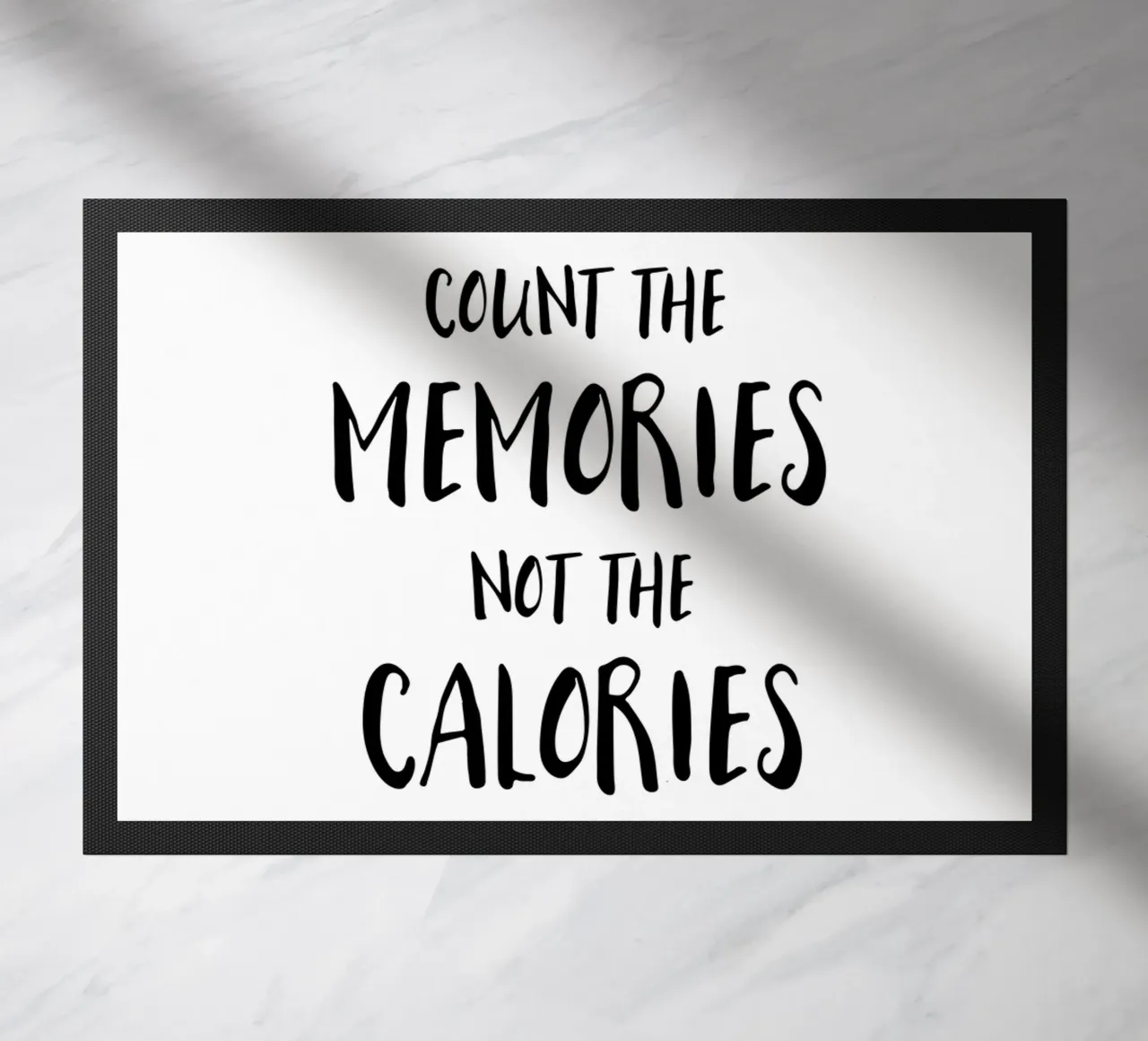 Text Art COUNT THE MEMORIES zerbino da Melanie Viola