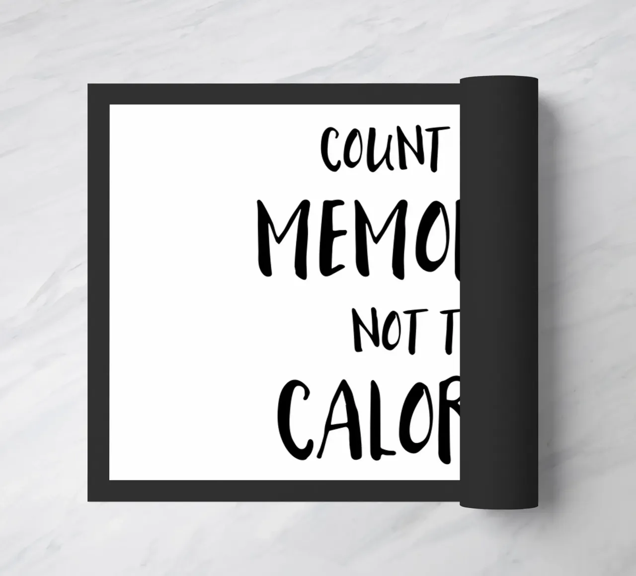 Text Art COUNT THE MEMORIES zerbino da Melanie Viola