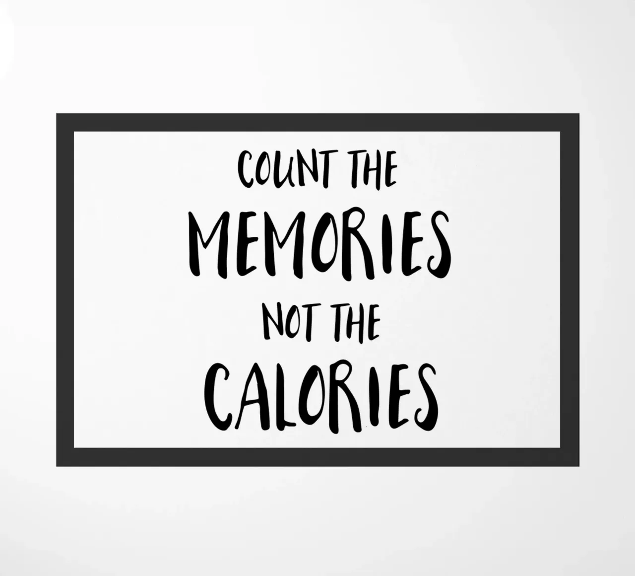 Text Art COUNT THE MEMORIES zerbino da Melanie Viola