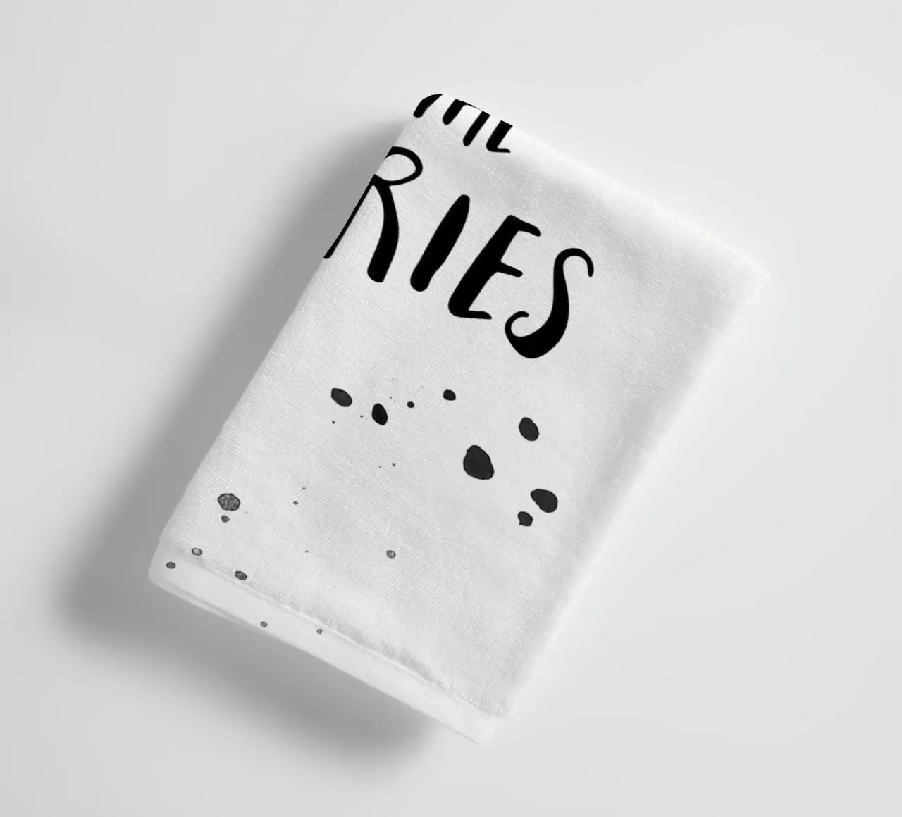 Text Art COUNT THE MEMORIES asciugamano da bagno da Melanie Viola