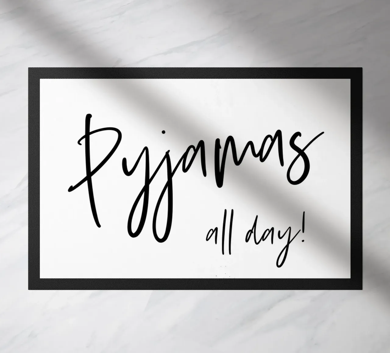 Text Art PYJAMAS ALL DAY zerbino da Melanie Viola