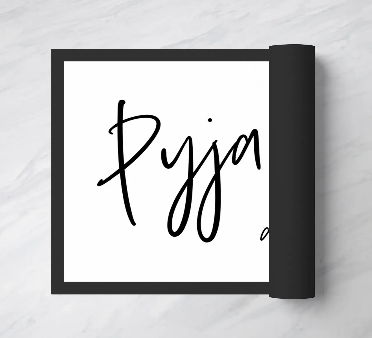 Text Art PYJAMAS ALL DAY zerbino da Melanie Viola