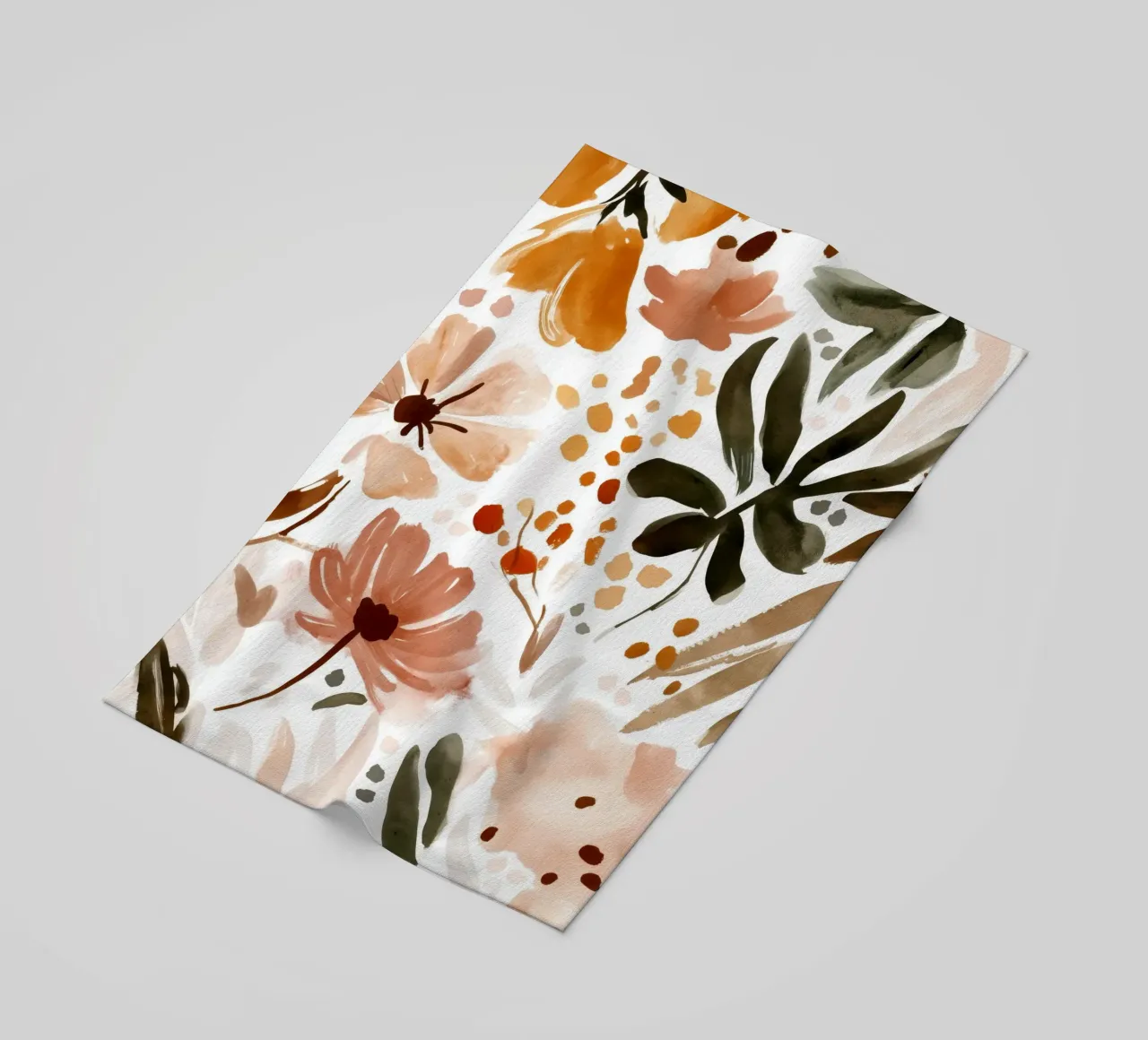 Pastel Flower Collection No 3 telo mare da treechild