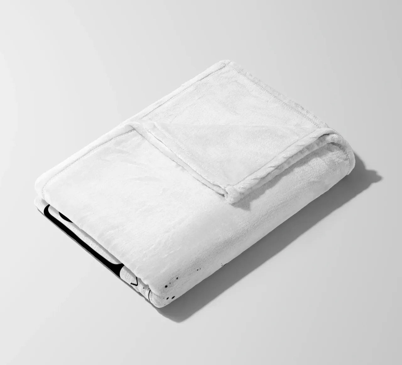 Text Art THINK BIG coperta in pile da Melanie Viola