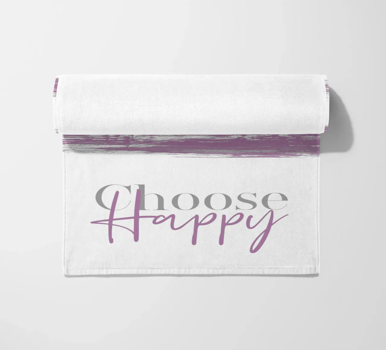 Text Art CHOOSE HAPPY pink telo mare da Melanie Viola