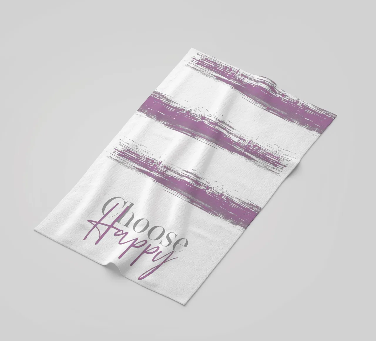Text Art CHOOSE HAPPY pink telo mare da Melanie Viola