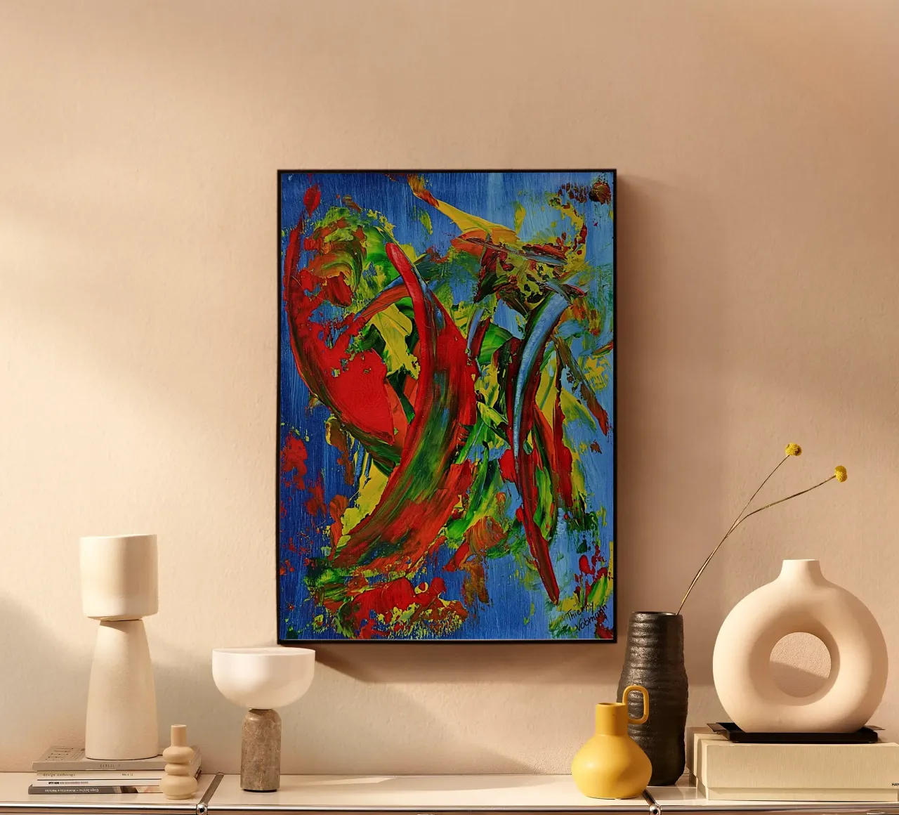 IDEAL GIFT 23 plexiglass da Thierry Vobmann Abstract painting