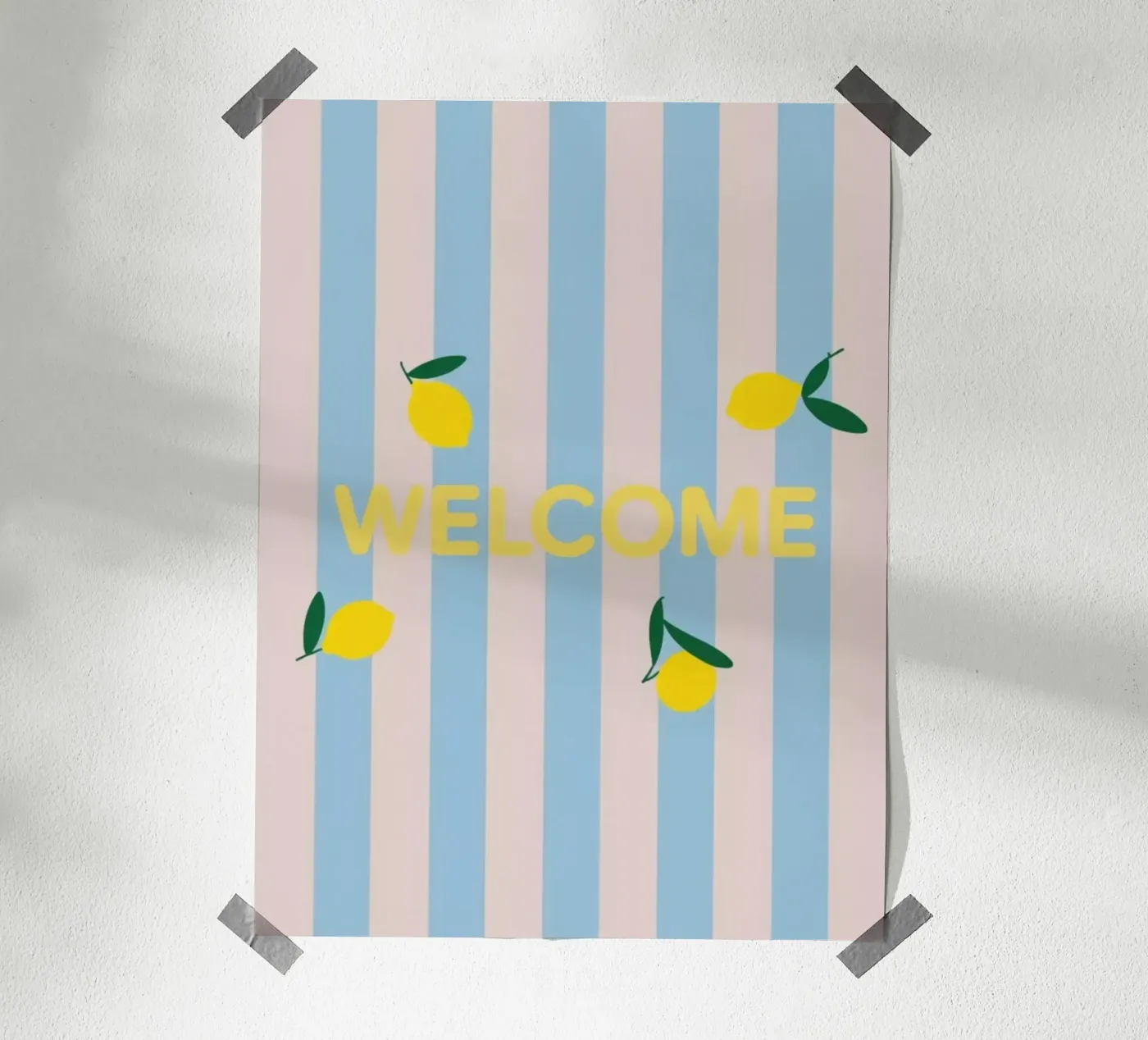 Willkommen Poster von Liberta Studio