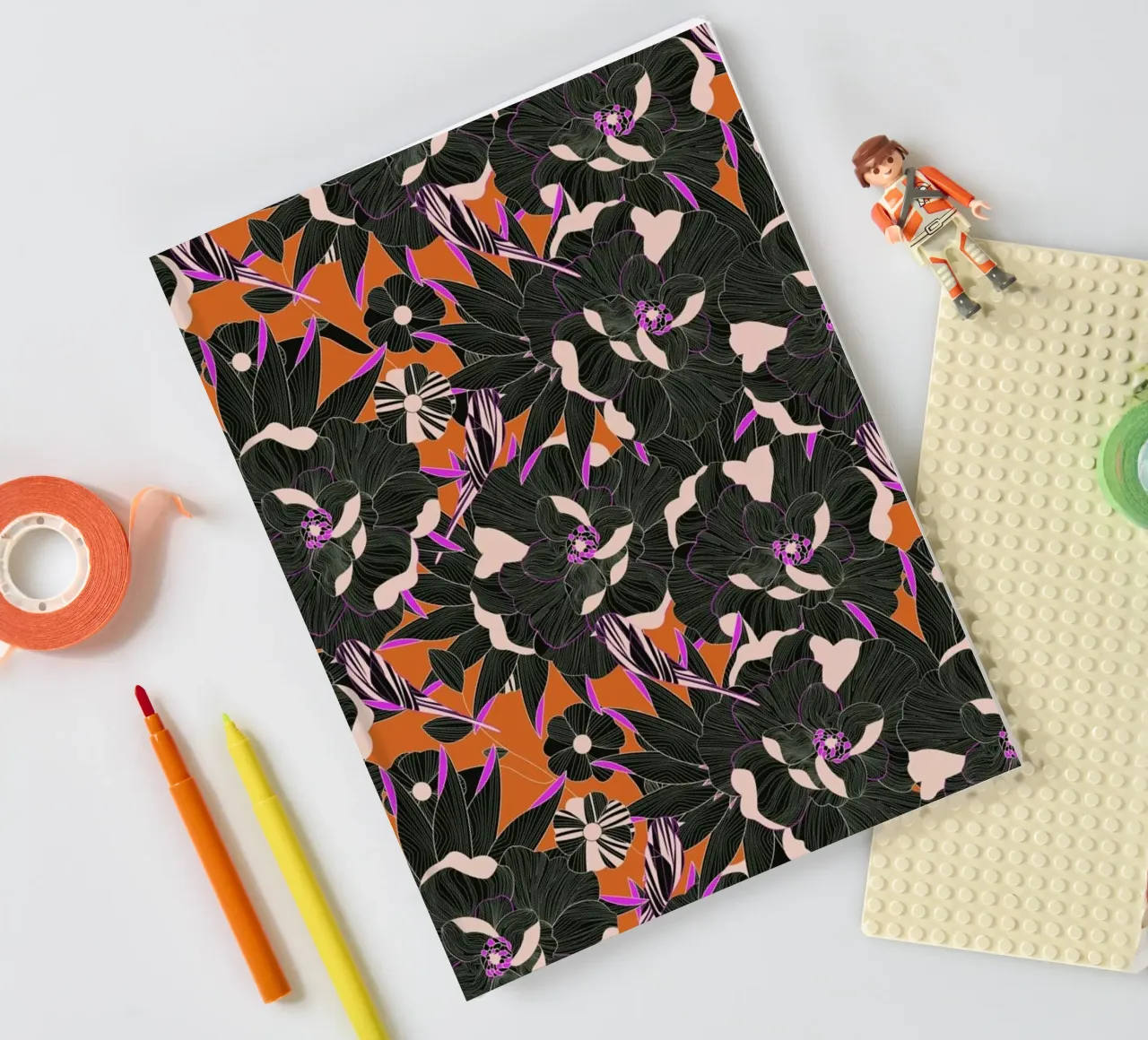 Fiori Orientali 3 notebook by Giulio Iurissevich