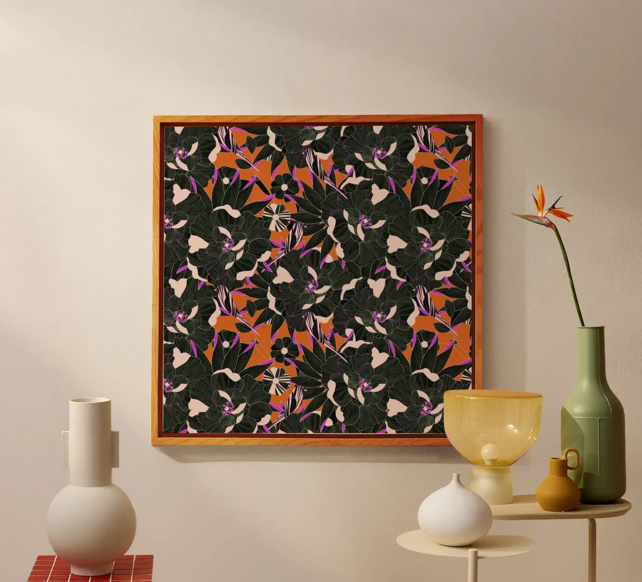 Fiori Orientali 3 plexiglass da Giulio Iurissevich