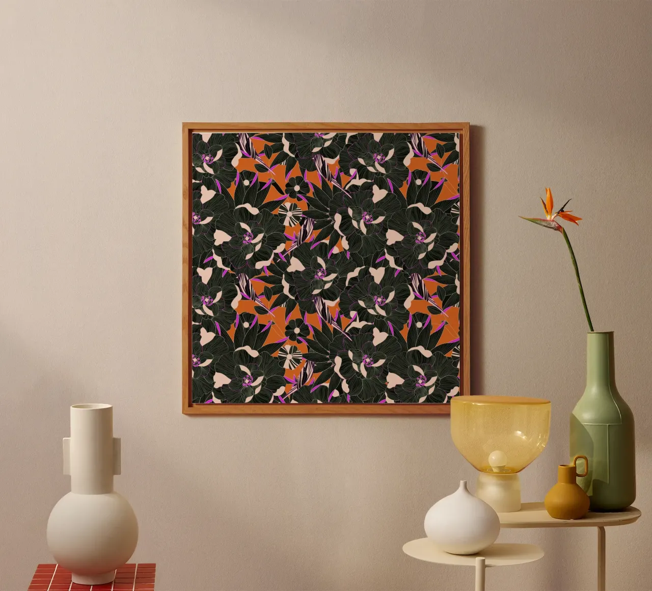 Fiori Orientali 3 alluminio dibond da Giulio Iurissevich