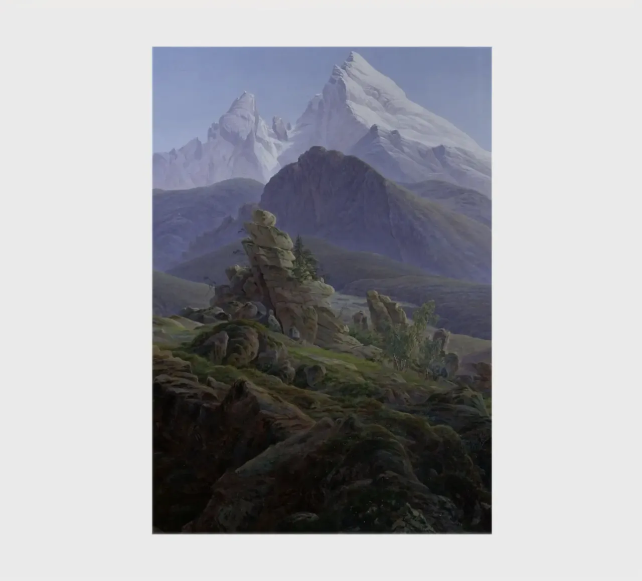 Caspar David Friedrich - The Watzmann notebook by Timeless Artworks