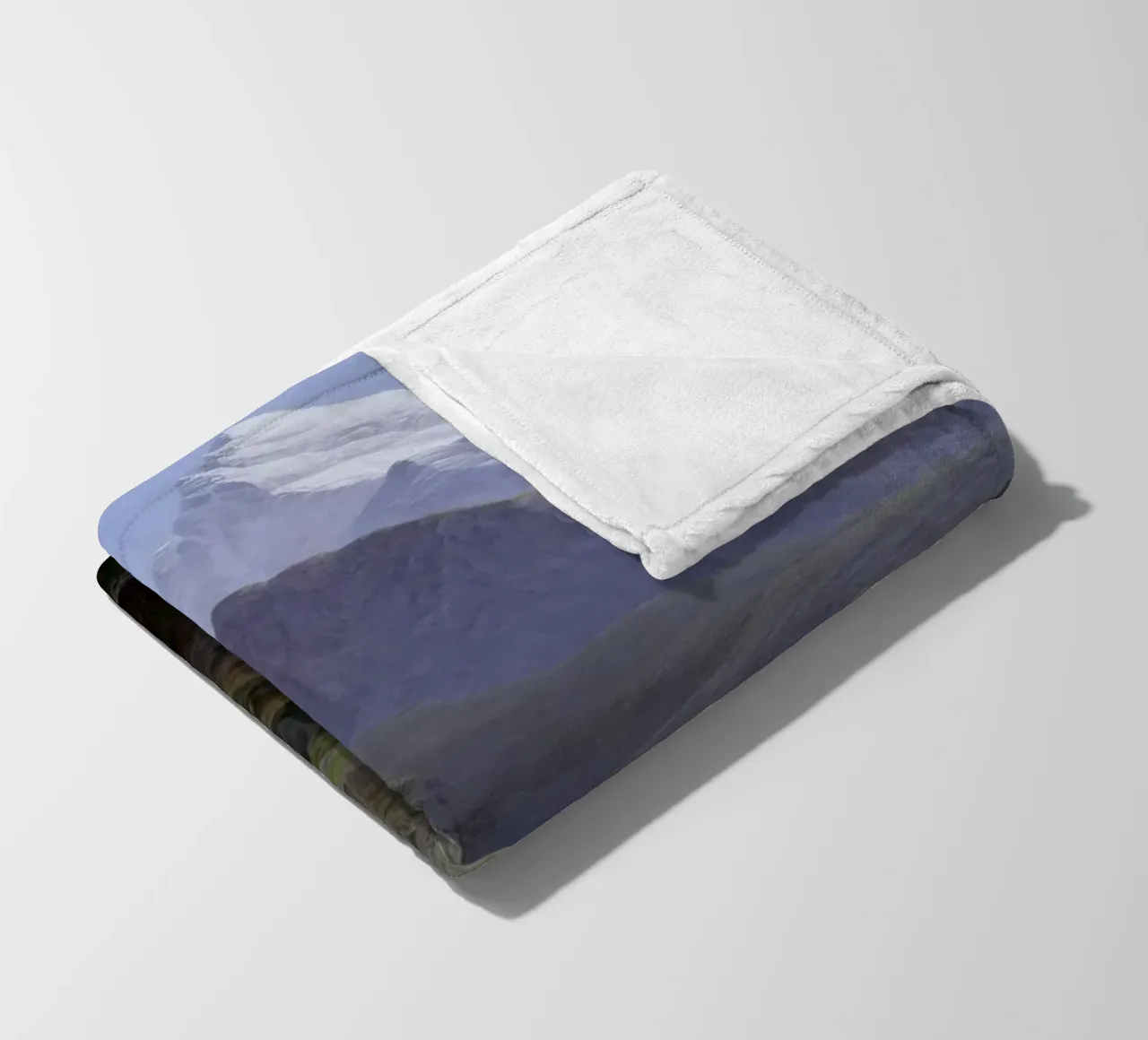 Caspar David Friedrich - The Watzmann fleece blanket by Timeless Artworks