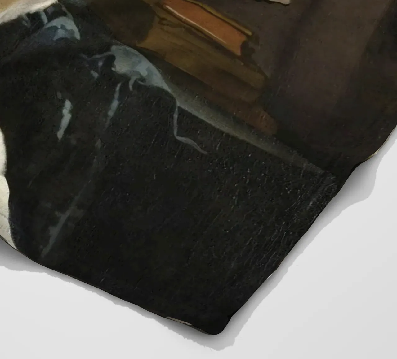 Johannes Vermeer - Il suonatore di chitarra (1672) coperta in pile da Timeless Artworks