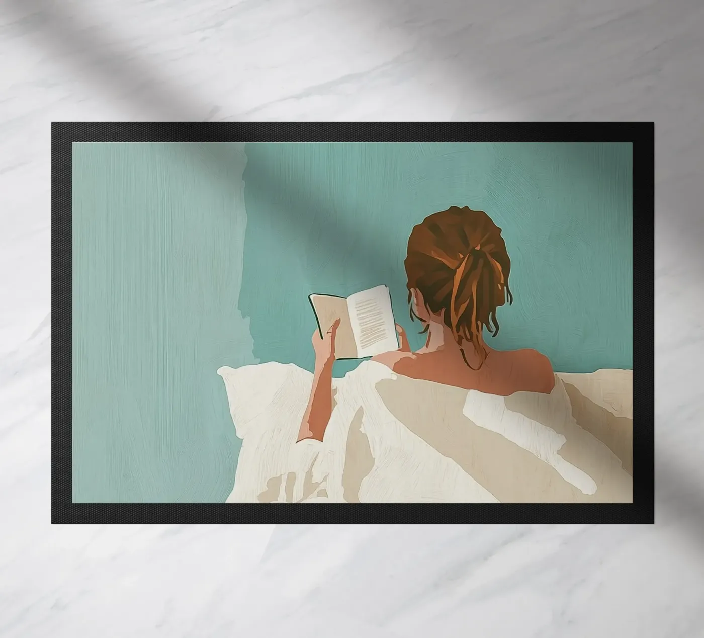 Morning Reader deurmat van Freya