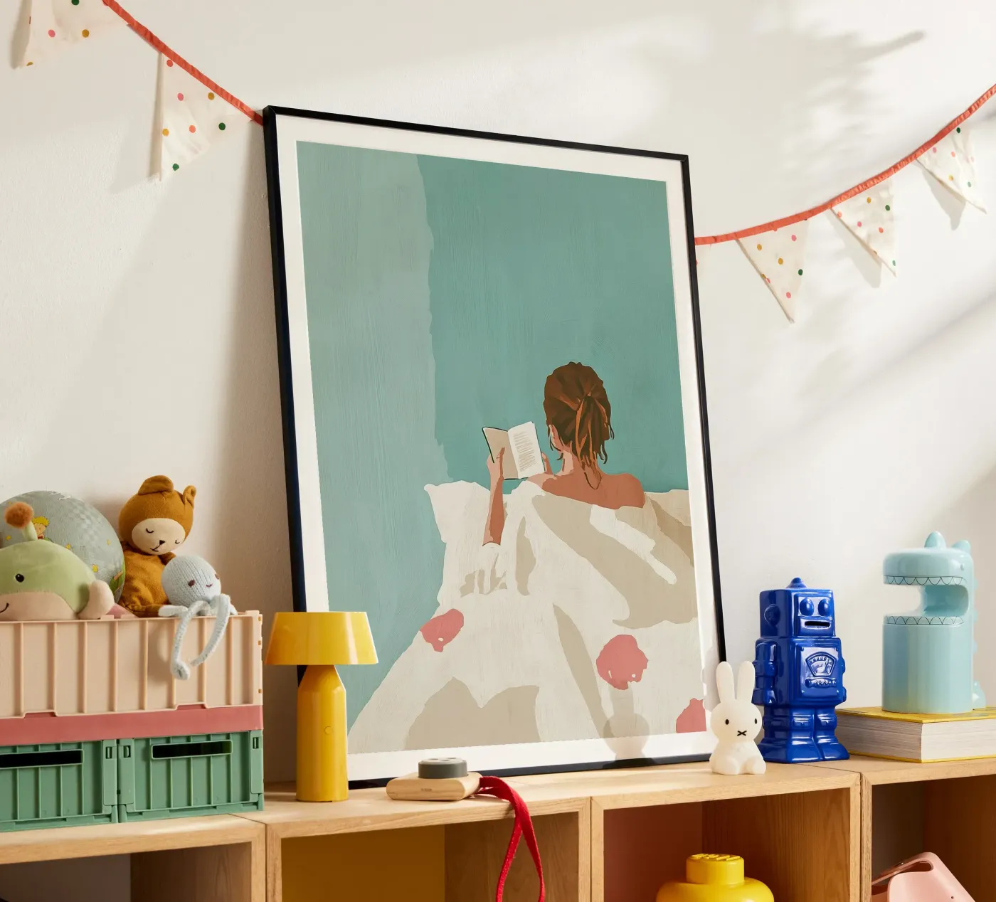 Morning Reader poster by Freya