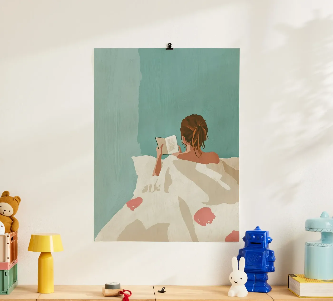 Morning Reader poster by Freya